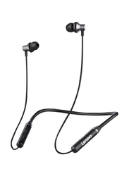 Lenovo HE05 Bluetooth On-Ear Neckband Headphones, Black