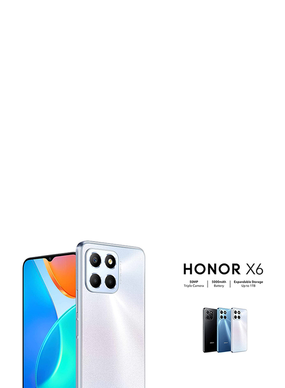 Honor X8A 128GB Cyan Lake, 8GB RAM, 4G, Dual Sim Smartphone