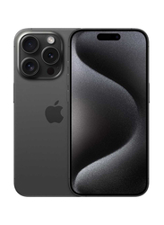 Apple iPhone 15 Pro Max 256GB Black Titanium, Without FaceTime, 8GB RAM, 5G, Single SIM Smartphone, Middle East Version