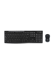 Logitech MK270920004519 Wireless English Keyboard, Black