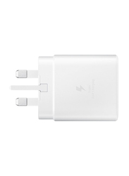 Samsung 45W Travel Adapter with Type-C Cable, White