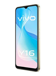 Vivo Y16 64GB Drizzling Gold, 4GB RAM, 4G LTE, Dual SIM Smartphone