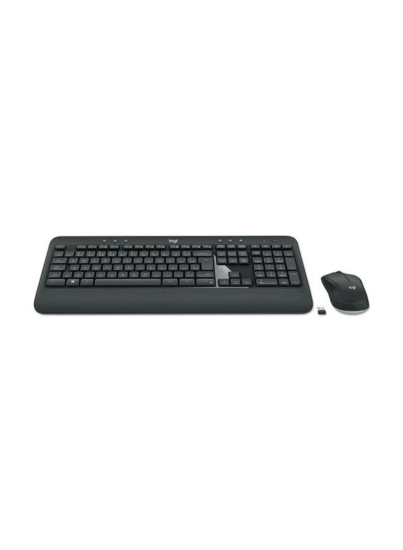 Logitech MK540 Advanced Wireless Keyboard and Mouse, Black