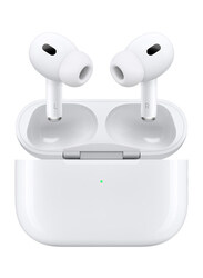 Apple AirPods Pro (2nd Generation) Wireless In-Ear Noise Cancelling Earphones with Wireless Charging Case, White