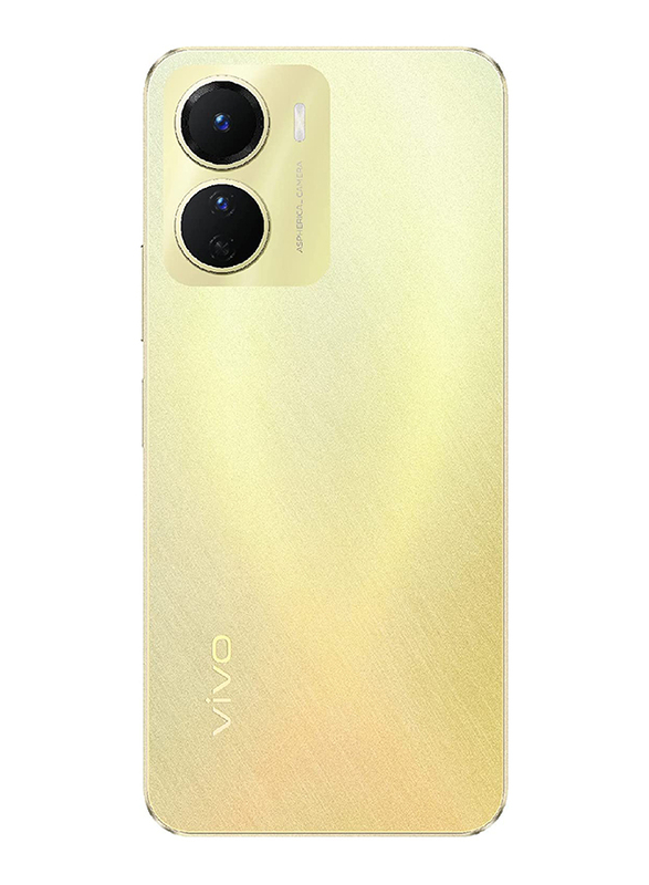 Vivo Y16 64GB Drizzling Gold, 4GB RAM, 4G LTE, Dual SIM Smartphone