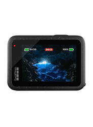 GoPro Hero12 Waterproof Action Camera with 5.3K60 Ultra HD Video, 27 MP, Black