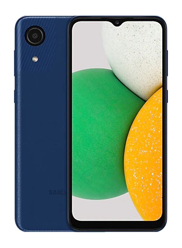 

Samsung Galaxy A03, 32GB Blue, 2GB RAM, 4G LTE, Dual Sim Smartphone