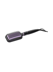 Philips StyleCare Essential Heated Hair Straightening Brush, BHH880, Black