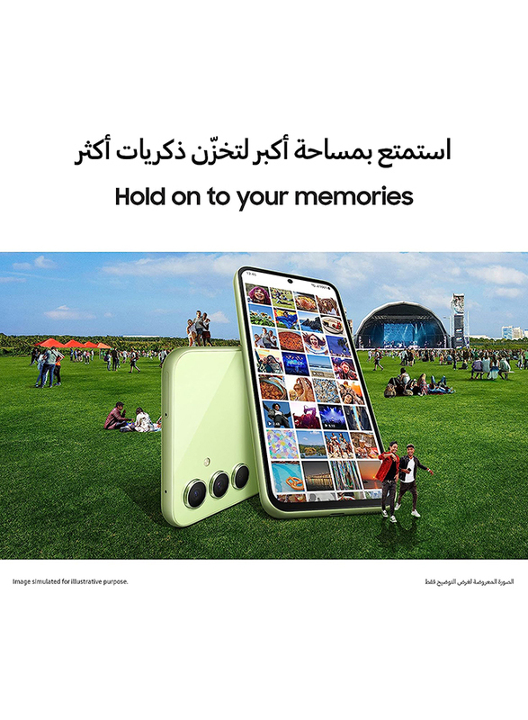 Samsung Galaxy A54 128GB White, 8GB RAM, 5G, Dual SIM Smartphone, UAE Version