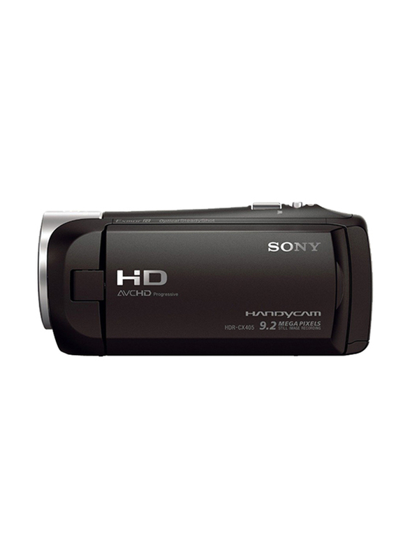 Sony Full HD Handycam Camcorder, 9.2 MP, HDR-CX405, Black