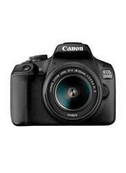 Canon EOS 2000D Digital DSLR Camera with 18-55mm DCIII Kit + EF 50MM 1.8 STM Lens, 24.1 MP, Black
