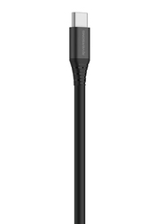 Riversong 1-Meter Alpha S Type C Cable, USB Type-C to USB Type A for Smartphones/Tablets, Black