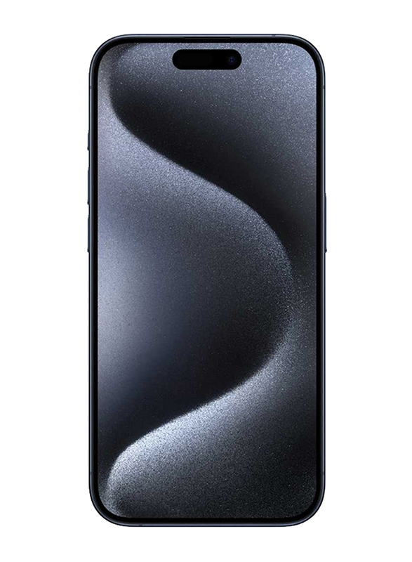 Apple iPhone 15 Pro Max 256GB Blue Titanium, Without FaceTime, 8GB RAM, 5G, Single SIM Smartphone, Middle East Version