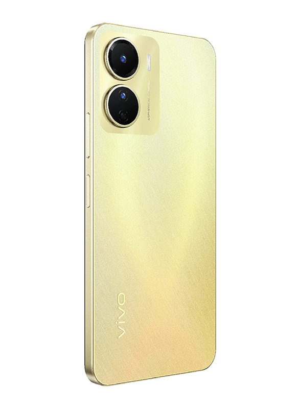 Vivo Y16 64GB Drizzling Gold, 4GB RAM, 4G LTE, Dual SIM Smartphone