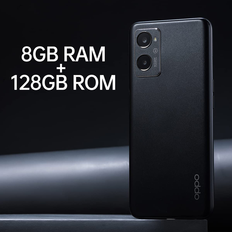 Oppo A96 256GB Black, 8GB RAM, 4G LTE, Dual SIM Smartphone