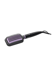 Philips Hair Straightening Brush, BHH880, Black