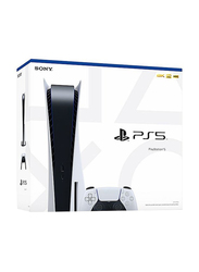 Sony PlayStation 5 Console 825GB, with 2 DualSense Wireless Controller & PS5 Pulse 3D Wireless Headset, Black/White