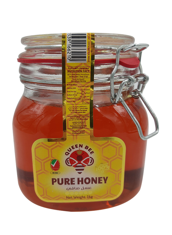 Queen Bee Pure Honey, 6 Jar x 1 Kg