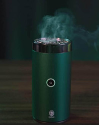 Green Lion Smart Mini Bakhour Rechargeable Electric Car Incense Burner, Green