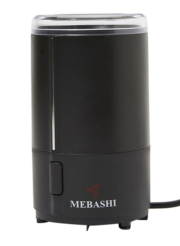 Mebashi Coffee Grinder, 150W, ME-CG2287, Black/Clear