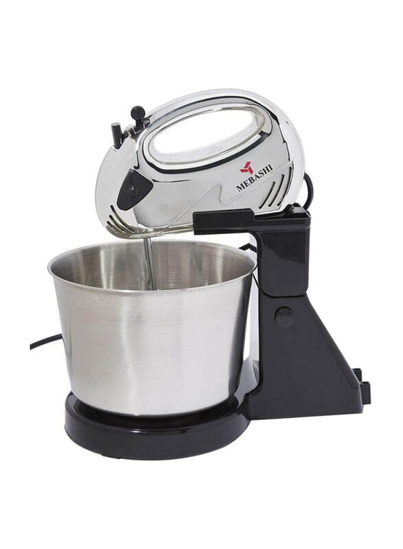 

Mebashi Stand Mixer, 150W, Me-Bwm1602Ss, Silver/Black