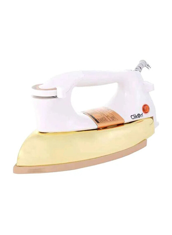 

Clikon Corded Electric Dry Iron, 1200W, CK2131, White/Beige