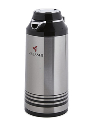 Mebashi 1.3 Ltr Stainless Steel Vacuum Flask, ME-STG1300S, Steel/Black