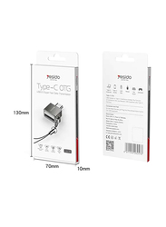 Yesido 2.5cm Type-C USB 3.0 Fast OTG Adapter, Black