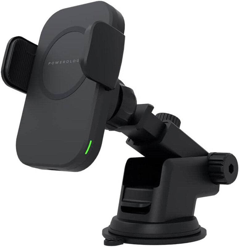 

Powerology 15W Fast Wireless Magsafe Mount Holder, Black