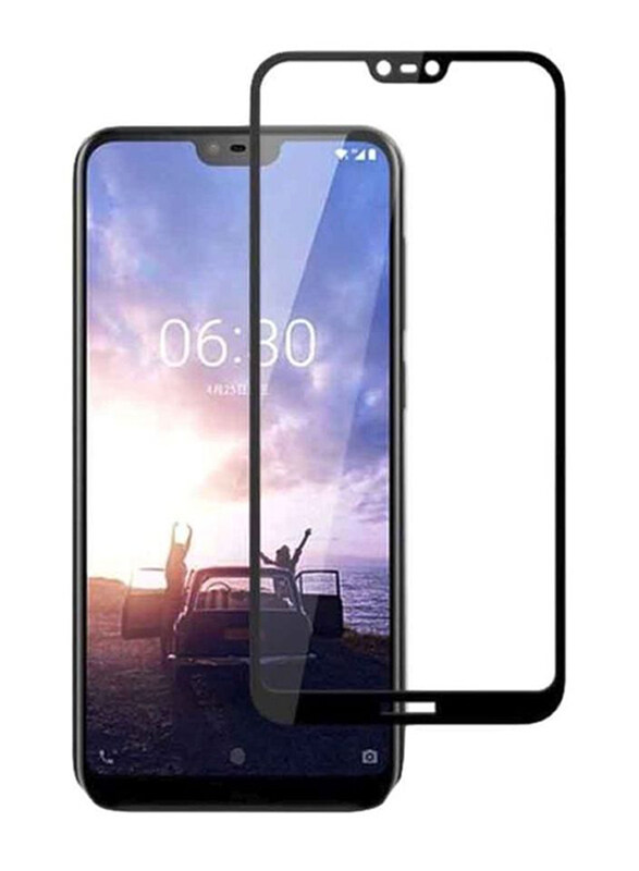 

Glass 5D Tempered Glass Nokia 6.1 Plus X6 Screen Protector, Clear