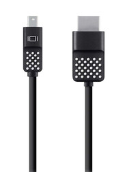 Belkin 1.8-Meter 4K Mini Displayport HDMI Converter Cable, Black
