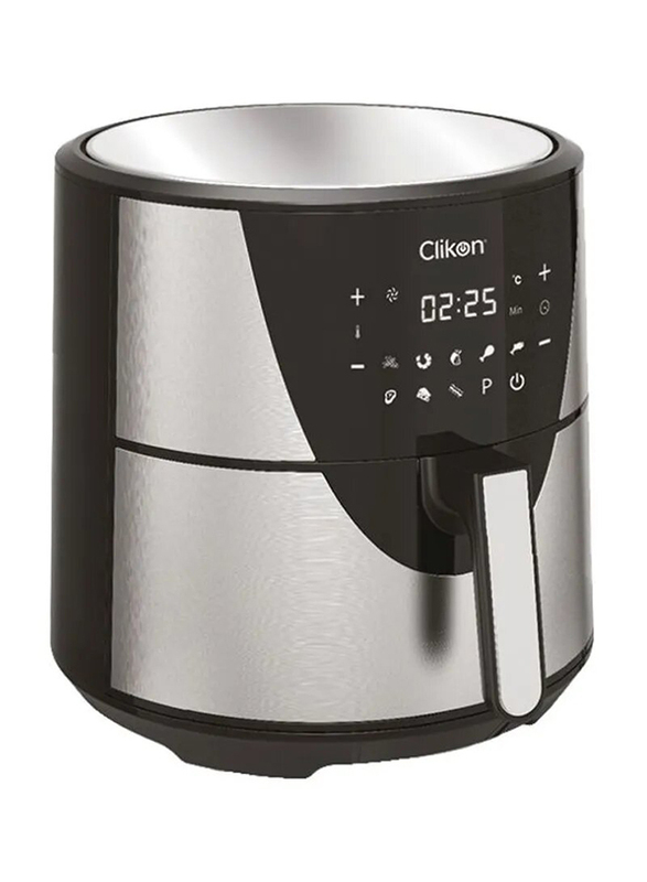 

Clikon 3L Digital Display Air Fryer, 1700W, CK2009, Black/Silver