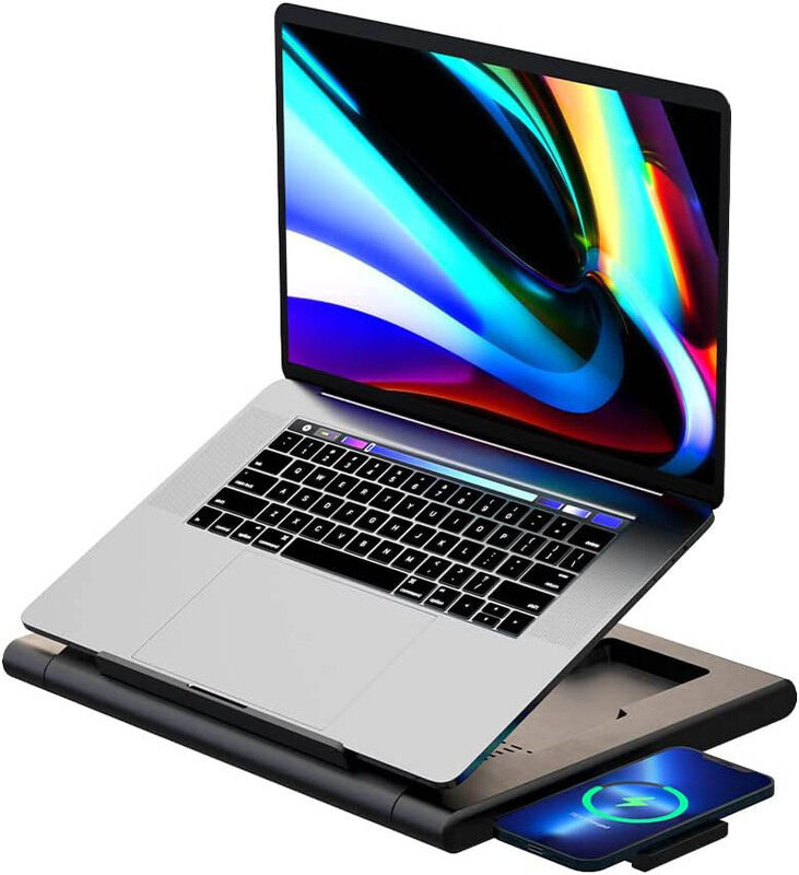 

Powerology Multi-Functional Pro Hub Laptop Stand for Universal Laptop, Black