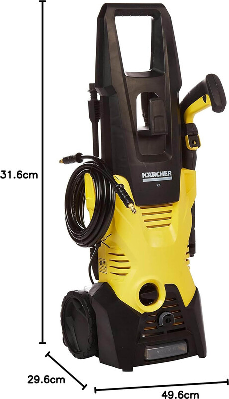 Karcher K3 Pressure Washer 1600W, Black/Yellow