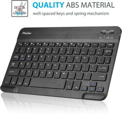 Magnetically Detachable Wireless Keyboard with Case for Apple iPad 10th Generation, Black