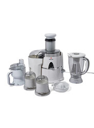 Mebashi 1.8L 7-In-1 Food Processor, 450W, ME-FPS1002BW, White/Clear
