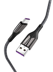 Choetech Type C USB Cable USB A Male to Type C Fast Charging Nylon Braided Cable For Huawei Smartphones, Black