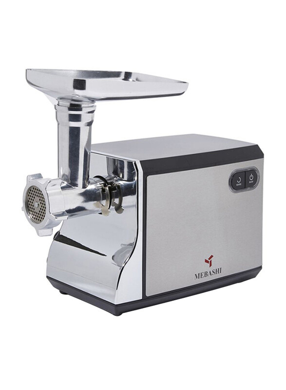 

Mebashi Stainless Steel Meat Mincer, 1600W, ME-MG1003SB, Silver/Black