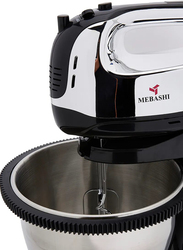 Mebashi 3L Stainless Steel Stand Mixer, 300W, ME-SBM1003, Silver/Black
