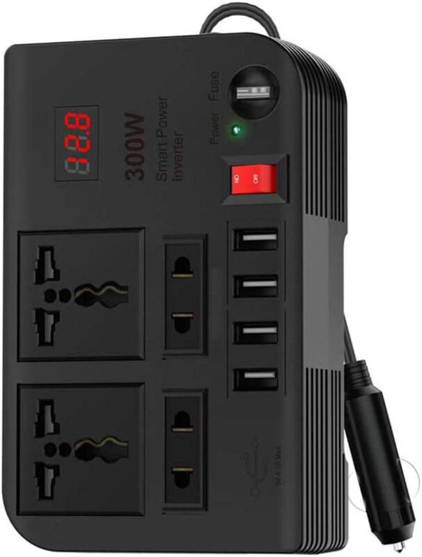 

Green Lion 300W Spark 3 Power Extension Socket with USB 3.1A Interfaces with High Voltage Protection, Black