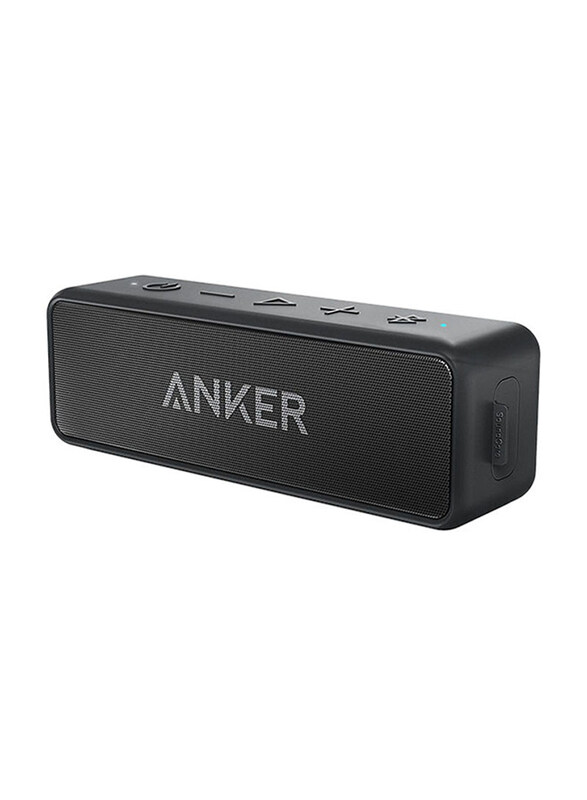 

Anker SoundCore 2 Water-Resistant Wireless Portable Bluetooth Speaker, Black