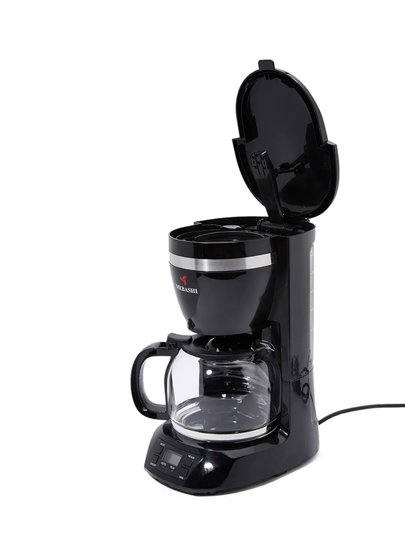 Mebashi Drip Coffee Machine, 900W, ME-DCM 1001B, Black/Clear