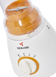 Mebashi 1.5L 4-In-1 Blender, 350W, ME-BL1002OR, Orange/White/Clear