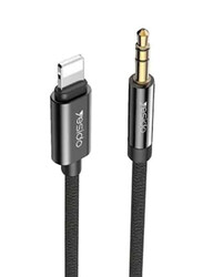 Yesido 1.2-Meter Cable, Lightning to Aux 3.5mm Audio Cable, Black