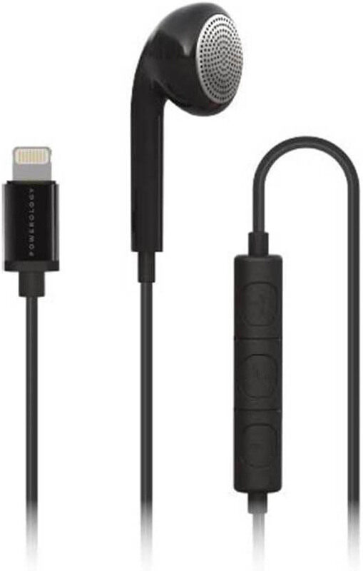 

Powerology Wired In-Ear Single Mono Earphone, Black