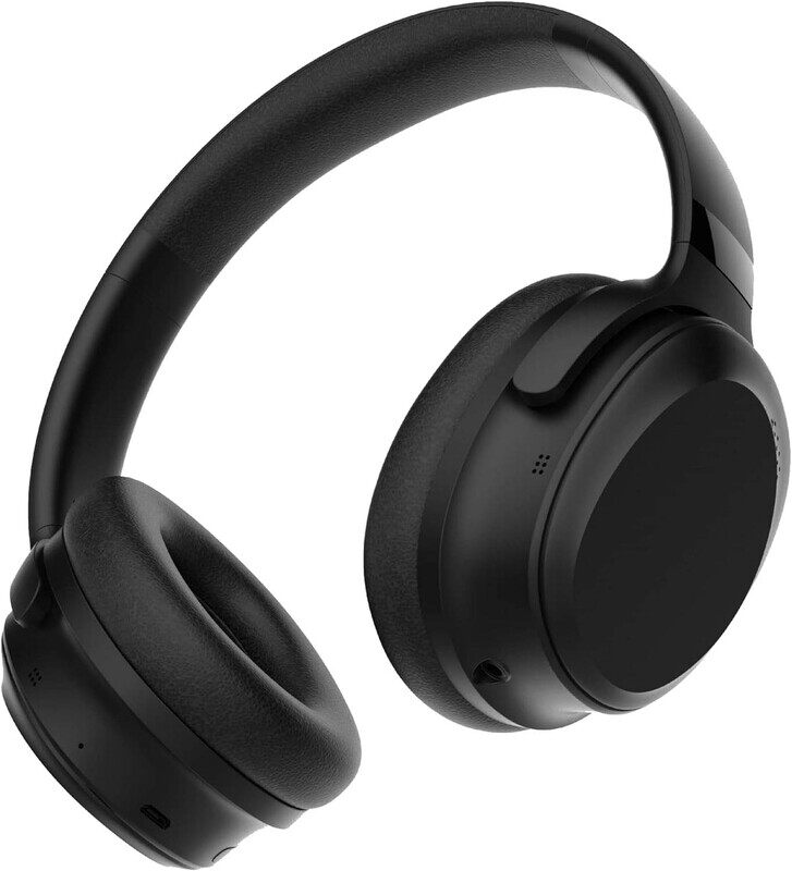 

Powerology Wireless Over-Ear Noise Cancelling Headphones, Black
