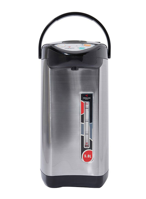 

Mebashi 5L Electric Thermo Pot, 730W, ME-ETP5502, Silver/Black