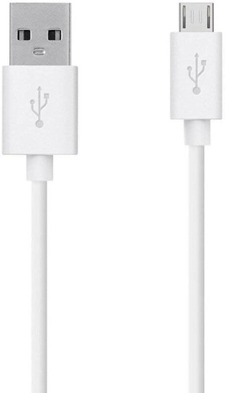 

Generic One Size Micro USB Charging and Data Cable, Fast Charging USB Type A Male to Micro USB for Suitable Devices, White