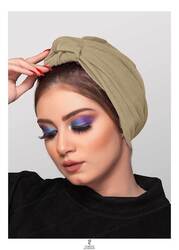 Turban & Fashion Artichoke Crepe Turban for Women, Beige