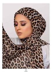 Turban & Fashion Hijab with Attached Turban for Women, Brown
